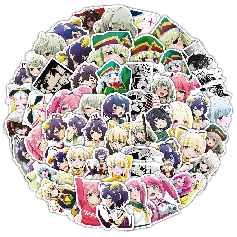 10/30/50PCS Gushing over Magical Girls Stickers Anime Decals Scrapbook Luggage Laptop Guitar Car Bike Skateboard Cartoon Sticker (Online Order Only)