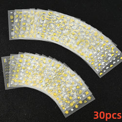 30pcs 3D Daisy Design Nail Art Sticker Set Acrylic Sanding Colorful Floral Decals Self-Adhesive Nail Art Supplies DIY Manicure * (ONLINE ORDER ONLY)
