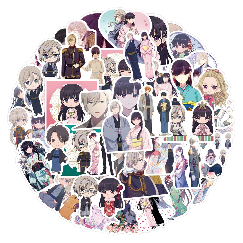 10/30/55PCS My Happy Marriage Cartoon Stickers Funny Anime Stickers DIY luggage Laptop Phone Guitar Car Bike Skateboard Decals (ONLINE ORDER ONLY)