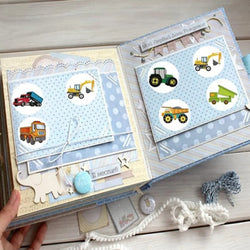 100-500pcs Reward Construction Vehicle Stickers School Students Child Teacher Cartoon Cute Encouraging Sticker Stationery (Online Order Only)