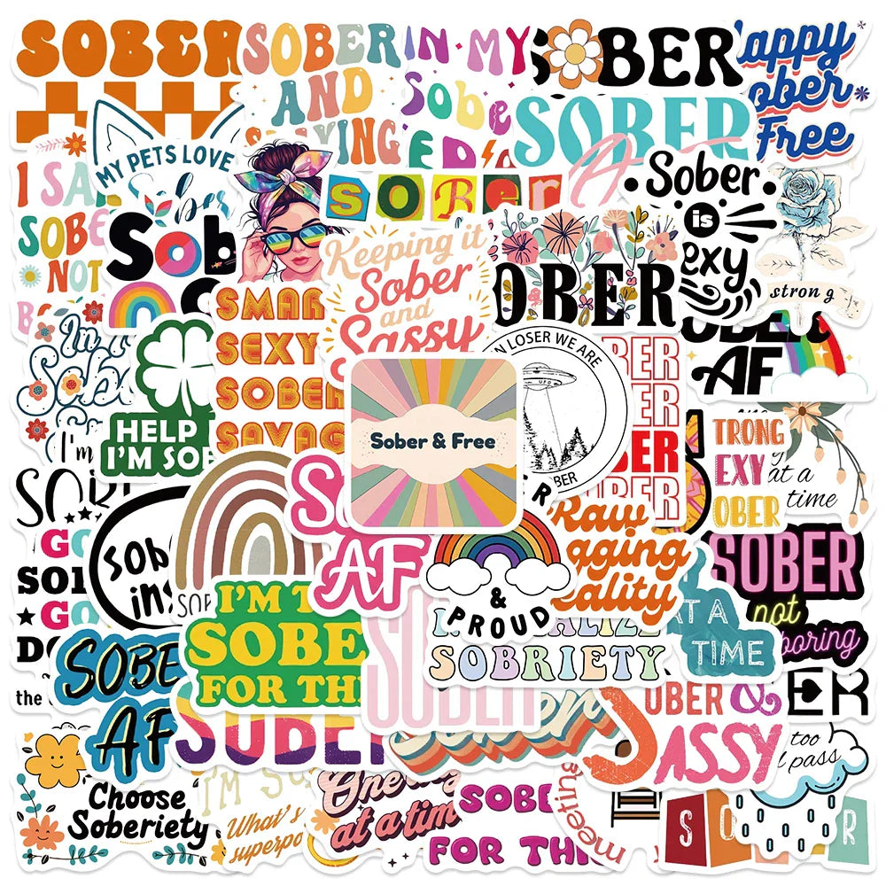 50PCS Aesthetic Cartoon Girl Stickers for Planner, Laptop, Phone, Guitar, Diary (Online Order Only)
