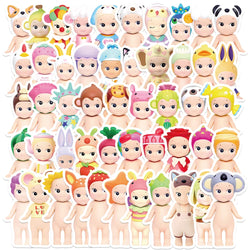 50PCS Sonny Angle Doll Stickers for Car, Laptop, Skateboard, Luggage - Waterproof DIY Toy Stickers (ONLINE ORDER ONLY)