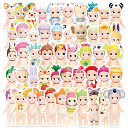 50PCS Sonny Angle Doll Stickers for Car, Laptop, Skateboard, Luggage - Waterproof DIY Toy Stickers (ONLINE ORDER ONLY)