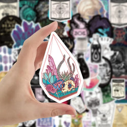 Magic Witch Crystal Stickers 10/30/50PCS for Phone Laptop Luggage Skateboard Kids Toys (Online Order Only)