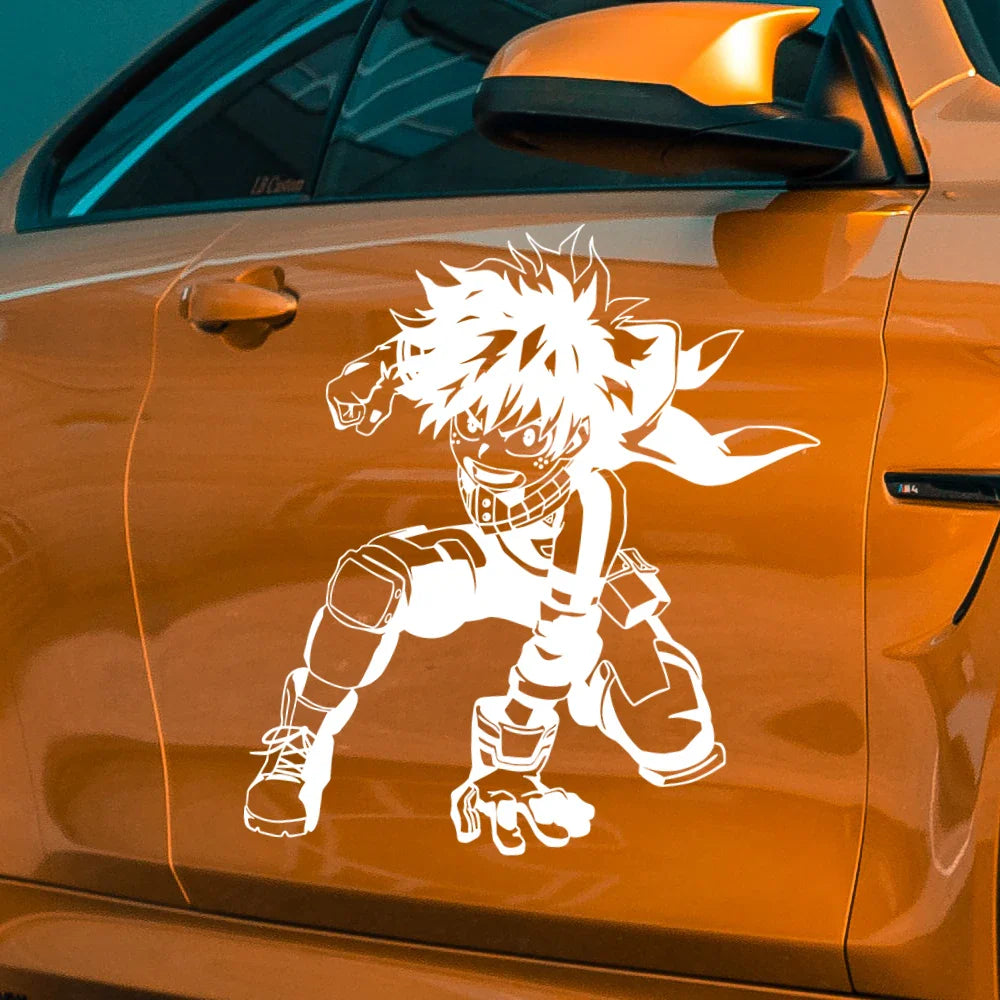 Large Anime Car Sticker Exterior Accessories Bodywork Styling Hood Decoration Automobile Parts Die Cutting PVC Vinyl Decals (ONLINE ORDER ONLY)