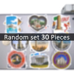 20/30/50Pieces, Travel Stickers, Famous Cityscapes, Places of Interest, Art Graffiti, for DIY Creative Decoration, Funny Sticker (Online Order Only)