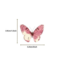 30Pcs Princess Color Aesthetic Butterfly Stickers Pack Phone Case Sticker Journal Accessories Scrapbooking Supplies (ONLINE ORDER ONLY)