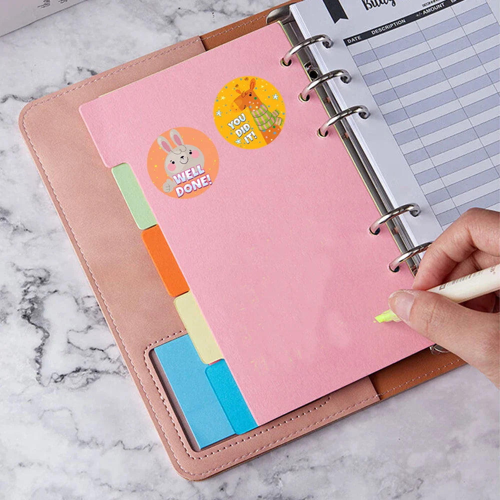 100-500pcs Cute Animals Cartoon Reward Stickers For Kids School Teacher Supplies Kids Classic Toy Gift Decor Sealing Label (ONLINE ORDER ONLY)