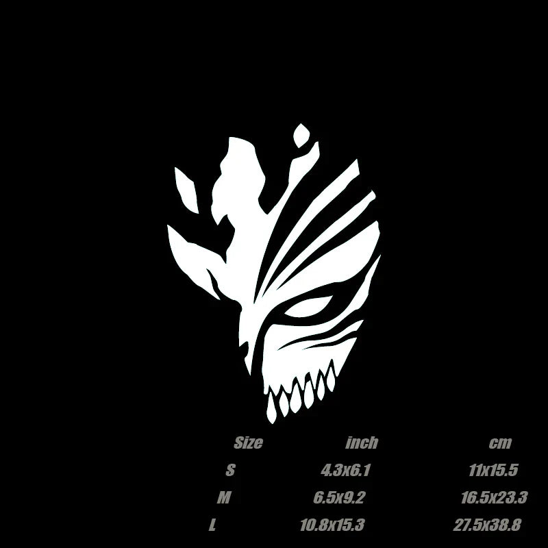Death Mask CARTOON stickers,High Quality And Durable Automobiles Exterior Accessories Self-adhesive Decals (ONLINE ORDER ONLY)
