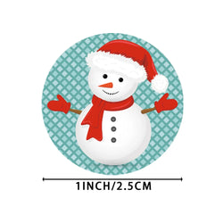 100-500pcs Christmas Stickers Thank You Sticker For Seal Label Scrapbooking Christmas Decoration Sticker Stationery Paper (ONLINE ORDER ONLY)