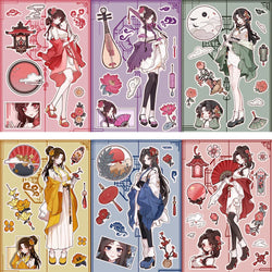 Anime Girl Puzzle Stickers Game for Kids - DIY Educational Toy (Online Order Only)