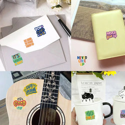 100-500pcs Word Motivational Stickers Cute Reward Stickers for School Teacher Kids Student Stationery Toys Kids (Online Order Only)