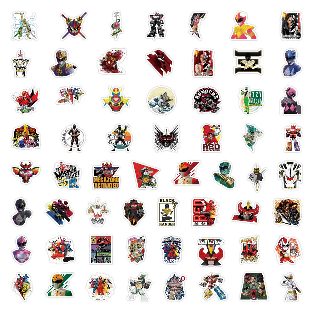 60pcs Power Rangers Sticker Pack (Online Order Only)