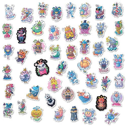 10/25/50pcs Funny Fantasy Weird Cartoon Cute Monster Psychedelic Waterproof Graffiti Sticker DIY Decal (ONLINE ORDER ONLY)