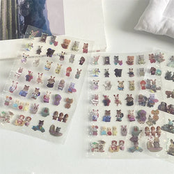6pcs/10pcs Set Y2K Random Cute Glitter Laser Sticker for Phone Camera Luggage Journal Sticker Kawaii Decoration Sticker Gift (ONLINE ORDER ONLY)