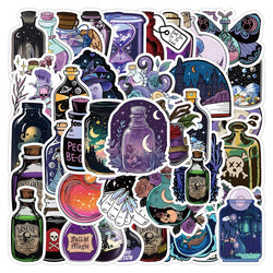10/30/50pcs Cool Gothic Horror Magic Graffiti Stickers Decals Kids Toys Guitar Laptop Fridge Phone Cartoon Waterproof Sticker (Online Order Only)