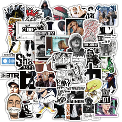 Killer White Detroit Rapper Eminem Sticker Pack (ONLINE ORDER ONLY)