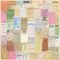 10/50PCS Retro Funny Bill Label Vintage Guest Check Stickers Waterproof Decals DIY Diary Suitcase Scrapbook Phone Laptop Sticker (Online Order Only)