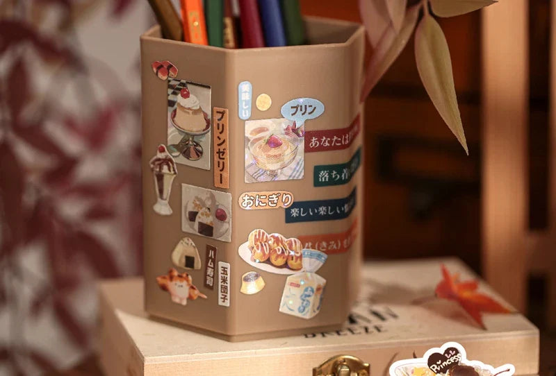 30piece/book Retro Flavor Museum Series Sticker for Phone Camera Journal Postcard DIY Kawaii Decoration Sticker Gift (ONLINE ORDER ONLY)