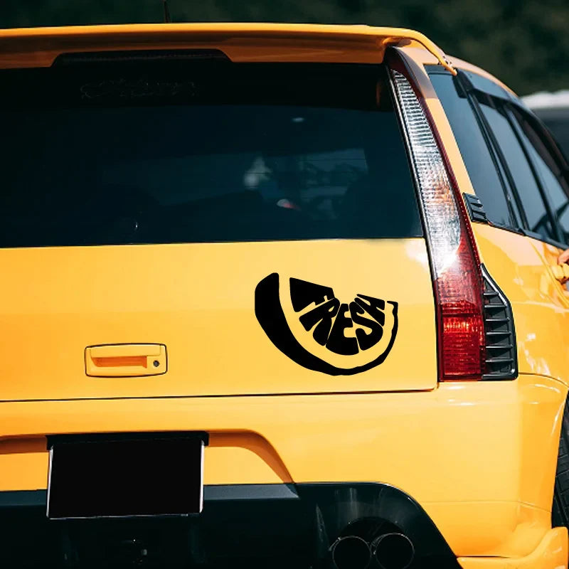 “FRESH”Stickers,Add a Touch of Fresh Magic to Your Car with Stylish Car Accessories (ONLINE ORDER ONLY)