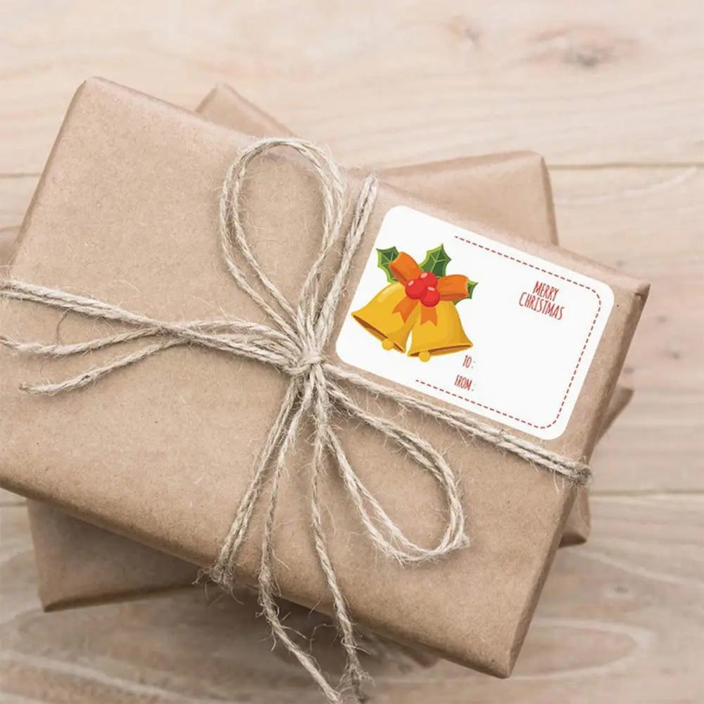 Gift Package Stickers Self-adhesive Paper Stickers Premium Christmas Gift Sticker Labels Self-adhesive for Present for Festive (ONLINE ORDER ONLY)