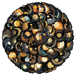 10/50pcs Aesthetic Gothic Sun Moon Stickers Aesthetic Decals for Guitar Laptop Luggage Water Bottle Fridge Motorcycle Skateboard (ONLINE ORDER ONLY)