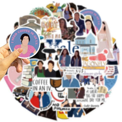 50PCS Gilmore Girls Stickers Decorative DIY For Car Skateboard Laptop Phone Luggage Creative Graffiti Waterproof Sticker Toys (ONLINE ORDER ONLY)