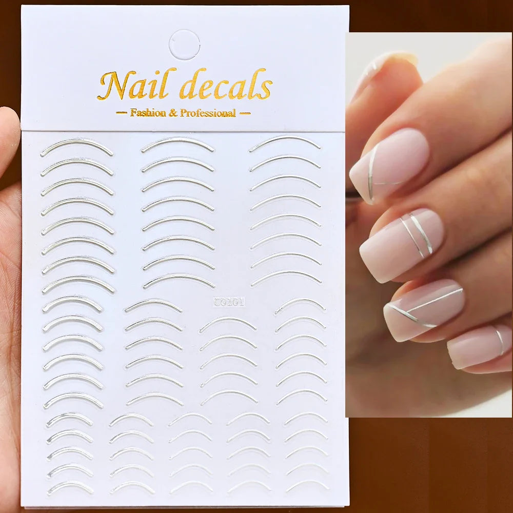 1PC Heart Love Design 3D Nail Art Sticker English Letter Self-Adhesive Slider Valentine's Day DIY Manicure Tips Accessories Tool (ONLINE ORDER ONLY)