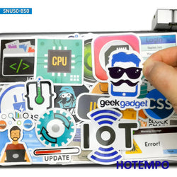 50Pieces Programmers Internet Software Geek Symbol Stickers for Phone Luggage Skateboard Motorcycle Car Bike Laptop Sticker Toys (Online Order Only)
