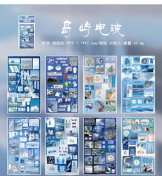 20piece/book Retro Y2k Series Sticker for Phone Camera Journal Postcard Material DIY Kawaii Decoration Sticker Gift (ONLINE ORDER ONLY)