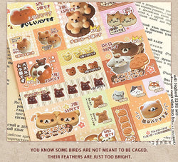 1pcs Y2K Retro Cute Pet Sticker for Laptop Phone Camera Journal Scrapbook Kawaii Decoration Sticker Kids Gift (ONLINE ORDER ONLY)