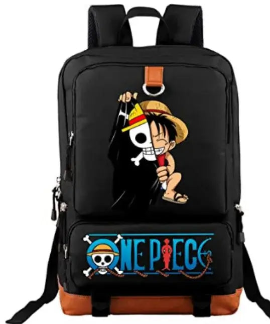 One Piece Luffy Printed Unisex Backpack School Travel Bag (ONLINE ORDER ONLY)