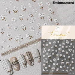 Hummingbird Iris Butterfly Peony Rose Tulip Daisy Lily Flowers Morning Glory Pearl Rhinestones Nail Art Sticker Decoration Decal (ONLINE ORDER ONLY)