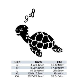 Cute Sea Turtle Stickers，Transform Your Car with this cute&funny Stickers,Perfect for Automobiles, Motorcycles, Trucks & Laptops (ONLINE ORDER ONLY)