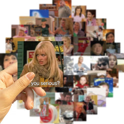60pcs Foreign Enterprise People Crazy Stickers For Skateboard Stationery Laptop Luggage  Diary Waterproof PVC Decals Sticker (Online Order Only)