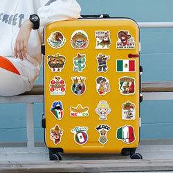 60/120Pcs Wild Food Mexico Style Cartoon Lable Stickers for Car Helmet Luggage Bicycle Guitar Decal Notebook Skate Trunk (ONLINE ORDER ONLY)