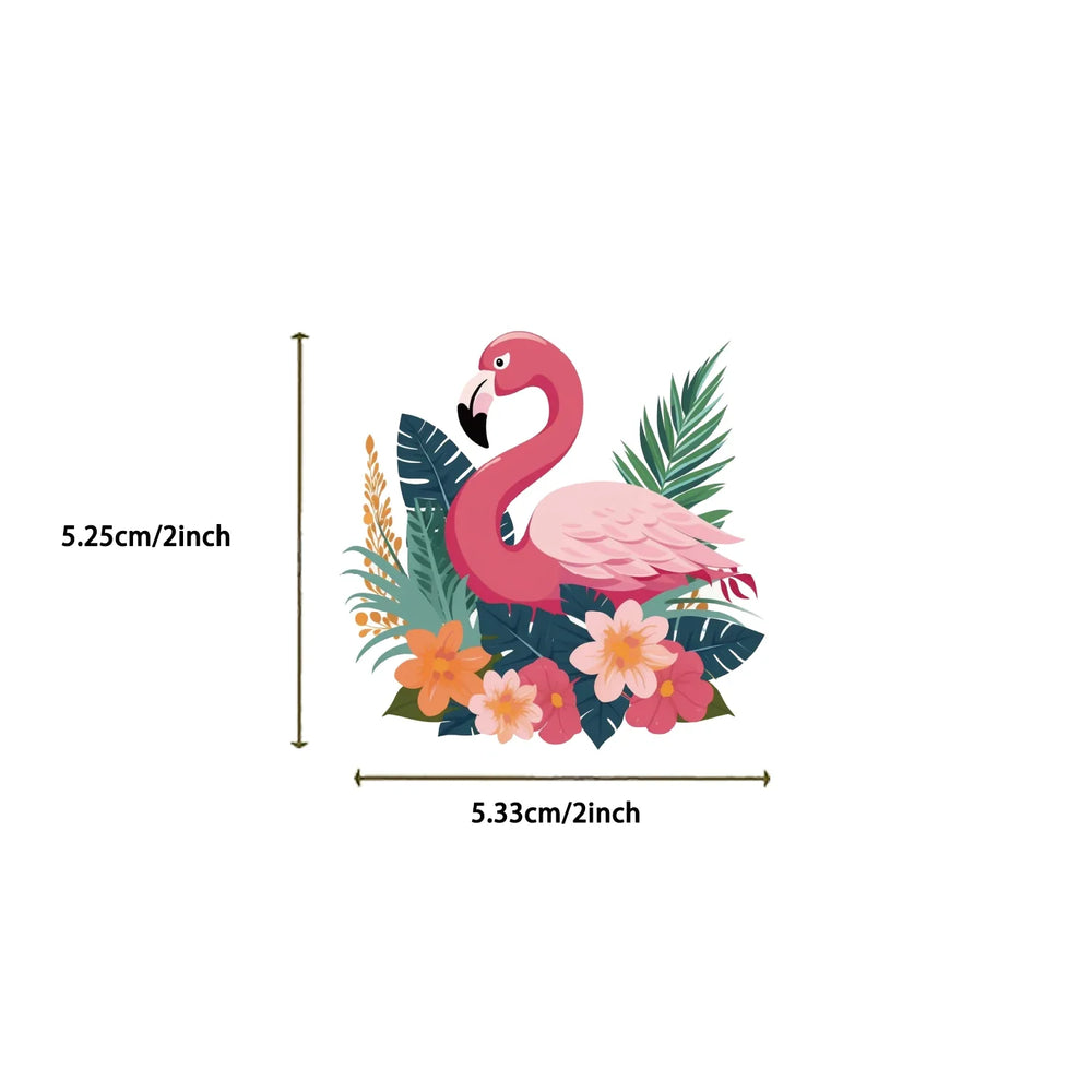 50pcs Flamingos Stickers Dream for DIY Girls Scrapbook Suitcase Water Bottle Phone Laptop Guitar Decal Cartoon Sticker Toys (Online Order Only)