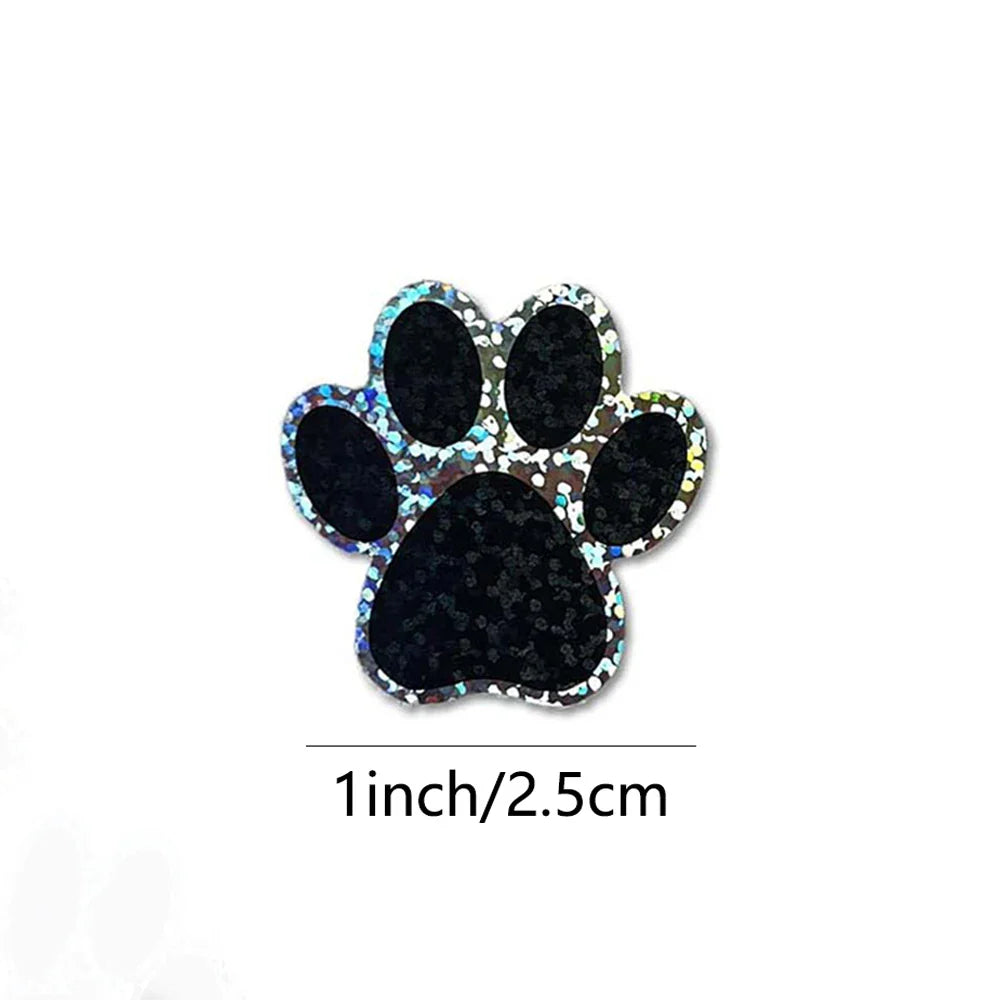 100-500pcs Cute Animal Paw Sticker DIY Colorful Holographic Lables Art Crafts Sticker Student Reward Stationery Stickers (ONLINE ORDER ONLY)