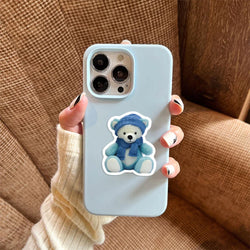 50PCS Cartoon Anime Kawaii Bear Stickers Plush For Water Bottle Laptop Skateboard Scrapbook Luggage Kids Sticker Waterproof PVC (Online Order Only)