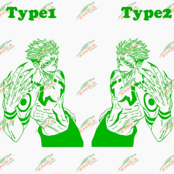 Anime Large Stickers For Car Sticker Handsome Boy Window Body Hood Decoration Die Cutting Waterproof Prevent PVC Vinyl Decals (ONLINE ORDER ONLY)