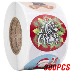100-500 Pcs Golden Font Merry Christmas Sticker Thank You Sticker Seal Label For Envelope Gift Wrapping Scrapbook 1 Inch (ONLINE ORDER ONLY)