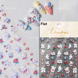 Cute Colored Mushrooms Water Bubbles Umbrella-shaped Plant Various Shapes Fungi Lovely Adhesive Nail Art Stickers Manicure Decal (ONLINE ORDER ONLY)