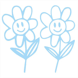 Flower Buds Car Sticker Plant Interior Decoration Rear View Mirror Fashion Stickers Creative Sport PVC Vinyl Decals (ONLINE ORDER ONLY)