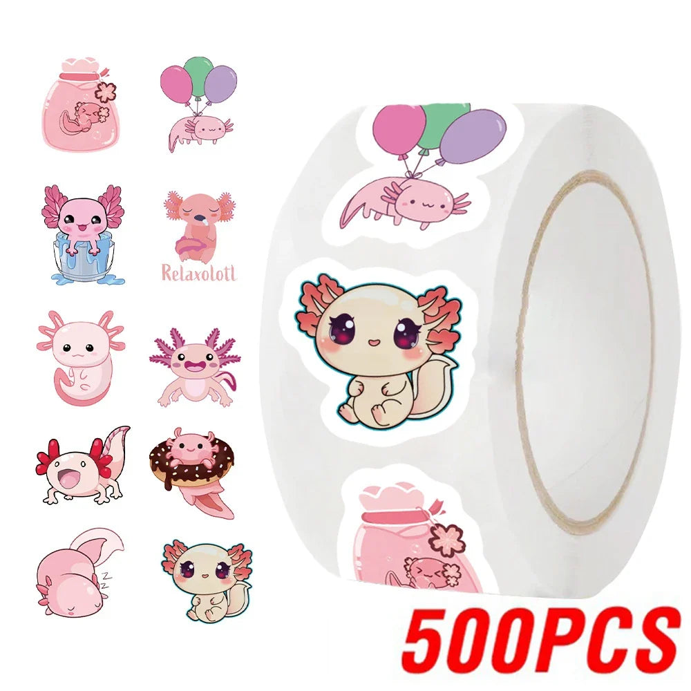 100-500pcs Cute Cartoon Stickers Children Reward Label Gift Scrapbooking Decoration Stationery Animals Sticker Toys (ONLINE ORDER ONLY)