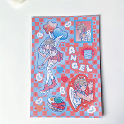 Korean ins Sweet Cool Girl Sticker Scrapbooking Diary DIY Album Decoration Sticker Aesthetic Stationery Art Supplies Personalizd (ONLINE ORDER ONLY)