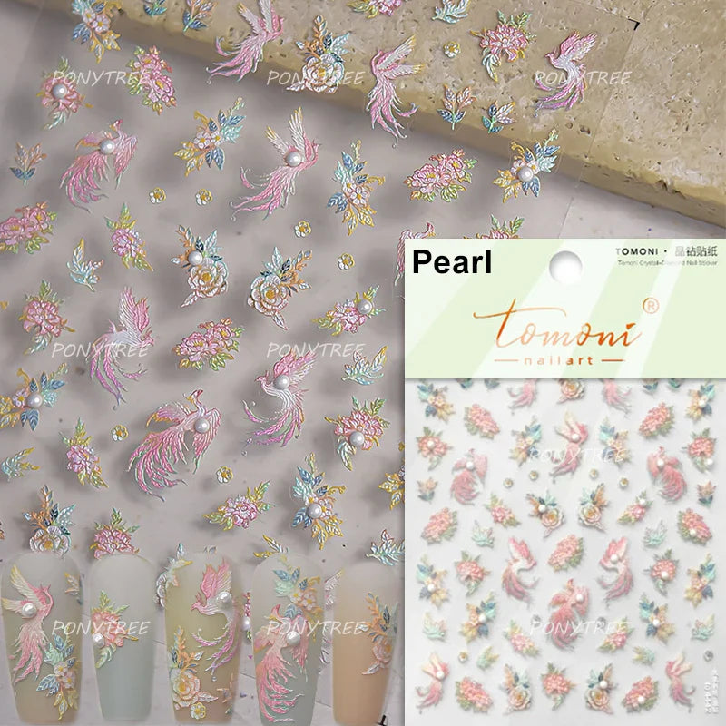 White Pink Baby Child Angel Wing Heart Bowknot Leaves Key Star Cupid's Arrow Archery Adhesive Nail Art Stickers Manicure Decals (ONLINE ORDER ONLY)