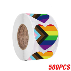 100-500Pcs Heart Shaped Stickers Scrapbooking Gift Seal Labels for Package and Wedding Decoration Stationery Sticker (ONLINE ORDER ONLY)
