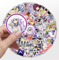 10/30/50PCS Angel Beats Cartoon Graffiti Anime Stickers Laptop Phone Guitar Skateboard Water Cup Waterproof Toy Sticker Decals (ONLINE ORDER ONLY)