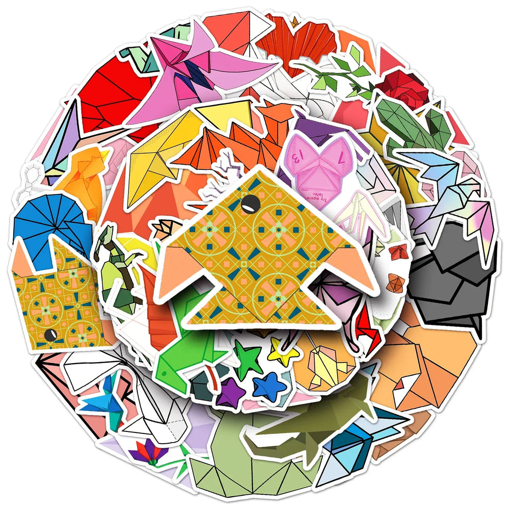 50-Piece DIY Cartoon Paper Folding Kit (ONLINE ORDER ONLY)