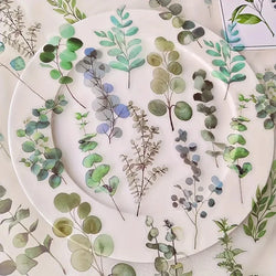 40 Pcs/pack Kawaii Creative flower plant Stickers hand tent DIY Stick Labels Scrapbooking Material Junk Journal Supplies (Online Order Only)